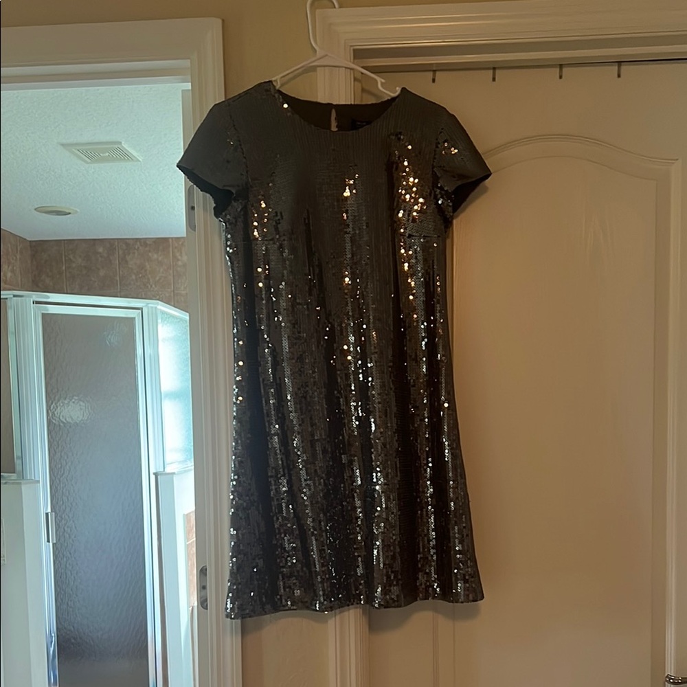 Nicole Miller Black Sheath Mini Dress